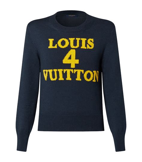 louis vuitton cashmere sweater|louis vuitton sweater blue.